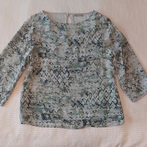 Chic Patterned Women's Blouse